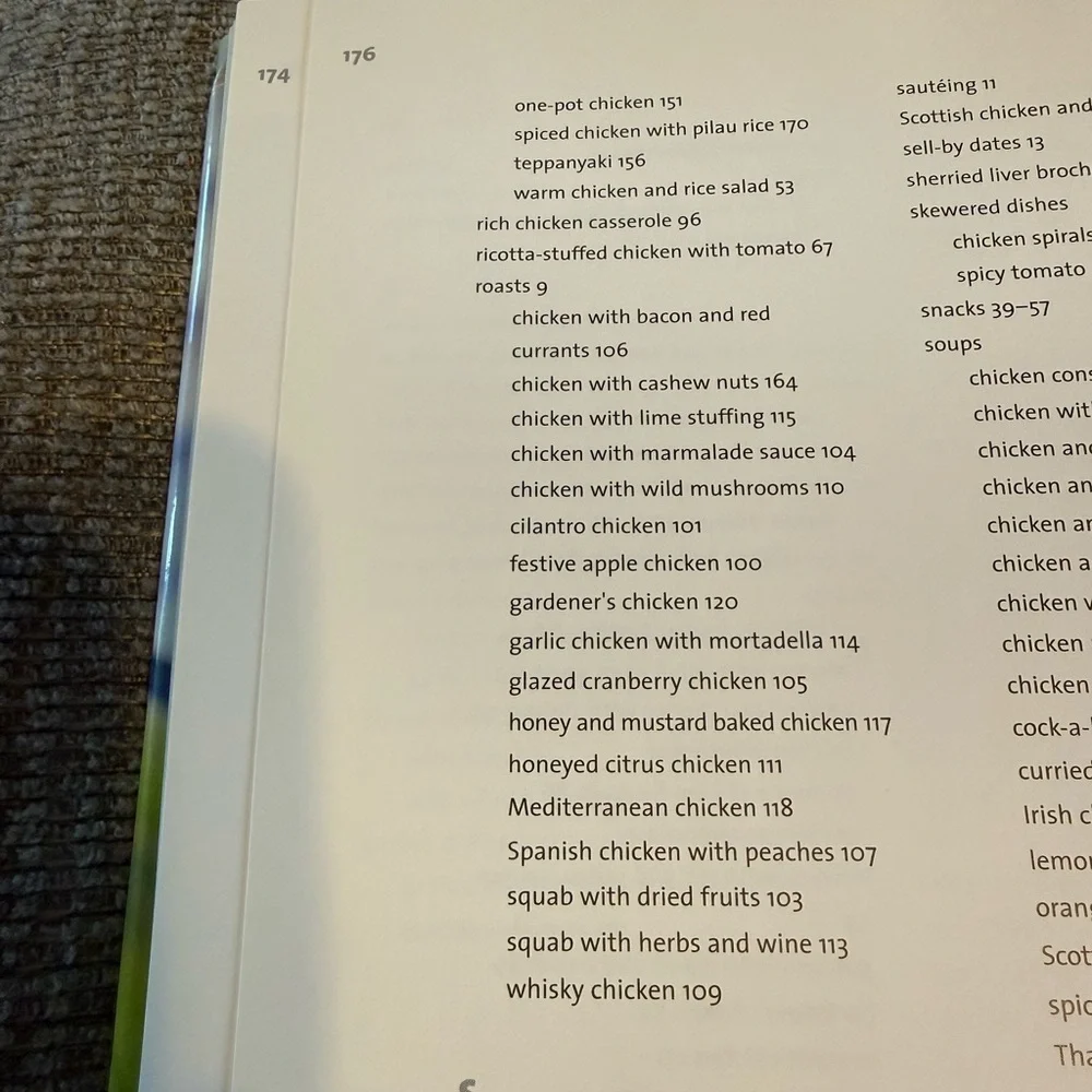 Cookbook featuring Chicken